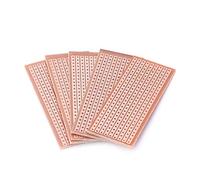 Dabixx 5pcs Universal Bakelite Circuit Board DIY Prototype PCB Prototyping Track Plate