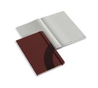 Dabliu Notas Bloc de notas A4 Smart, Eco-Piel, rojo óxido, este bloc de notas es compatible Pen + e indispensable para activar todas sus funciones digitales
