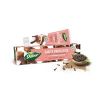 Dabur Clove - Pasta de dientes orgánica - 100 ml | Pasta dental protectora de caries | Previene caries, alivia el dolor de muelas y mantiene la higiene bucal