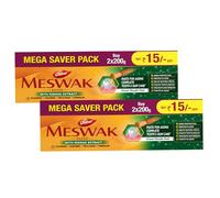 Dabur Meswak Complete Oral Care - Pasta de dientes para el cuidado bucal - 800 g (400 g x 2, paquete de 2) | Pasta dental completa para el cuidado bucal y de las encías | Contiene extracto de Miswak