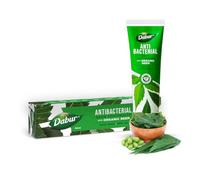 Dabur Pasta de dientes orgánica con neem 100 ml - Aliento fresco y protector de caries, pasta de dientes fortalece las encías, reduce la sensibilidad, cuidado bucal diario