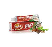 Dabur Red Paste - Pasta dentífrica 100 g con clavo, menta y alcanfor para un aliento fresco y el cuidado de los dientes Combate el dolor, la caries y los problemas de encías