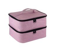 Dachbox Taschen Polish Organizer Portable Bag Organizer Case Nail Polish Carrying Case with Manicure Tools Storage High Capacity Nail Bag Organizer Case Kopfhörer Taschen & Cases, Rosa., talla única