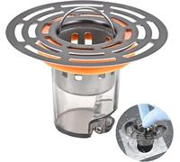 Dachiy Núcleo De Drenaje De Piso Antiolor, Filtro Desague Ducha, con Filtro Antiobstrucción, Desodorizante, Antirreflujo, Apto para Balcones, Baños, Cocinas, Salas De Lavadoras