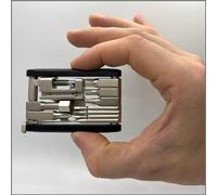DACHS Multiherramienta para bicicleta de carretera con 18 funciones, 18 en 1 Premuim - Mini Multiherramienta para bicicleta de carretera - 71 x 46 x 8 mm, 116 g