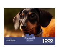 Dachshund 1000 Piezas Rompecabezas Divertidos Actividades Familiares Jigsaw Desafíos Difíciles para Familiares Y Amigos 70x50cm/1000pcs