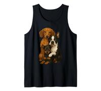 Dachshund Boston Terrier Pinscher Miniatura Camiseta sin Mangas