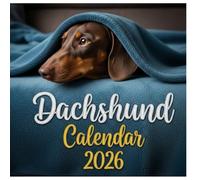 Dachshund Calendar 2026: Twelve Months of Personality, Lively Spirit, and Heart-Melting Style, 8.5 x 8.5" Sausage Dog Edition