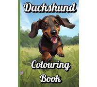 Dachshund colouring book