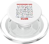 Dachshund Dad Club: La Vida es Mejor con Doxies PopSockets PopGrip para MagSafe