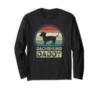 Dachshund Daddy, Father's Day, Wiener Dog Dad Manga Larga