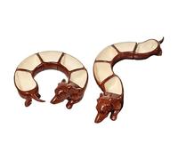 Dachshund Design 5 Section Storage Dish, Vintage Five-Piece Dachshund Serving Dish | Practical Servin Solution, Divided Serving Tray, Versatile Divided Tray, For Food, Snacks, Home Kitchen Tabletop