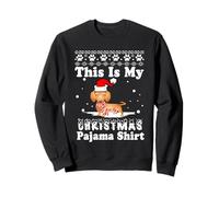 Dachshund Dog Funny Xmas This Is My Christmas Pajama Sudadera