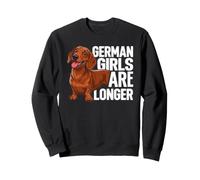Dachshund Dog Las Chicas alemanas Son más Divertidas Dachshund Sudadera