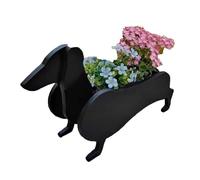 Dachshund Dog Planter Plant Pots Animal Shaped Cartoon Planter,Cute Dog Flower Pots for Garden Flower Cactus Air Plants,Office Home Decor Gift