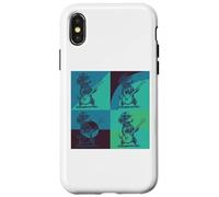Dachshund-Dog Pop-Art Banjo-Player, Country-Música Banjo Carcasa para iPhone X/XS