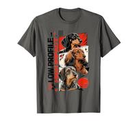 Dachshund Dog Pop Art Perfil bajo Alto Impacto Camiseta
