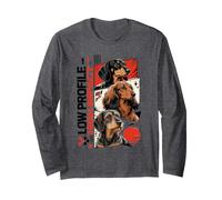 Dachshund Dog Pop Art Perfil bajo Alto Impacto Manga Larga