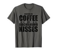 Dachshund Dog Saying Coffee and Boxer Love Dog Dueño Camiseta