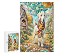 Dachshund en Miniatura Puzzle 1000 Piezas Inteligencia 3D Linda Mascota Animals Juguete Educativo Rompecabezas para Niños A 14 Años Y Adultos DIY Creativo Decoración Hogar 1000 PCS