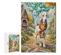 Dachshund en Miniatura Puzzle 300 Piezas DIY Creativo Familiar Linda Mascota Animals Rompecabezas 3D para Familia Juguete Educativo Aliviar Estrés Maquetas Construir 300 PCS