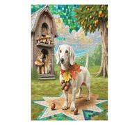 Dachshund en Miniatura Puzzles 1000 Piezas 3D Maquetas Educativas Animales de compañía Lindos Desafío Intelectual para Familia DIY Creativo Construir Juguete Educativo 1000 PCS