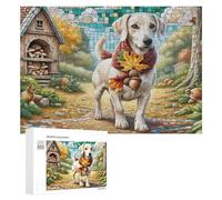 Dachshund en Miniatura Puzzles 1000 Piezas Construir DIY 3D Linda Mascota Maquetas Educativas para Niños A 12 Años Y Adultos Desafío Intelectual Decoración Hogar 300 PCS