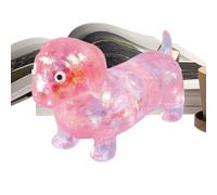 Dachshund Fidget Toy - Dog Stress Toy, Sensory Squeeze with Calming Effect, Novelty Toys, Relaxation Tool, Squishy Plush for Stress Relief and Focus Boost Study Work or Leisure at Home Living Room