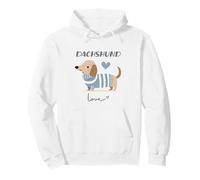 Dachshund Love Cute Dog Lover Pet Dueño Animal Design Sudadera con Capucha