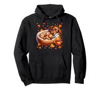 Dachshund Lover Must Haves with Fall Vibes Cute Wiener Dog Sudadera con Capucha