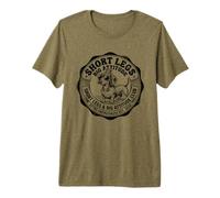 Dachshund Lover Piernas Cortas Gran Actitud Divertido Perro Doxie Camiseta Premium