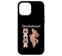 Dachshund Mama, Lindo Perro Salchicha de pie Carcasa para iPhone 12 Pro MAX