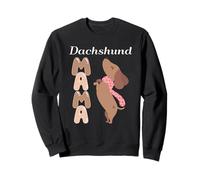 Dachshund Mama, Lindo Perro Salchicha de pie Sudadera