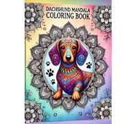 Dachshund Mandala - Coloring Book