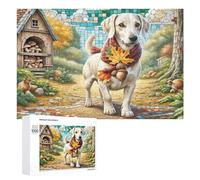 Dachshund Miniatura Puzzles Imposible,desafío for Adults Mascota Bonita Juego Educativo 1000 Piezas Obra De Arte De Juego De para Adultos Y Niños Mayores De 12 Años 1000 PCS