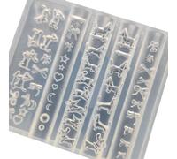 Dachshund - Molde de uñas en relieve con lazo en relieve, plantilla de silicona elástica, moldes de manicura para uñas de larga duración, creaciones artísticas, herramienta de decoración de uñas de