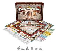 Dachshund-Opoly Juego de mesa de intercambio de propiedad - Juegos familiares para adultos, niños y todos los amantes de los perros, 2 a 6 jugadores, estrategia divertida para niños de 8 años o más