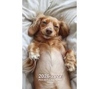 Dachshund Pocket Calendar 2026-2027 for Purse: 2 Year Pocket Planner January 2026 - December 2027