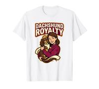 Dachshund Royalty Lover Cita Dueño Perro Mamá Vida Papá Amor Camiseta