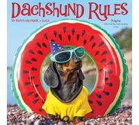 Dachshund Rules 2026 12 X 12 Wall Calendar