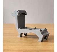 Dachshund - Soporte para botella de vino de cocina, caja de almacenamiento de vino para el hogar, práctico diseño de perro salchicha, regalo para Navidad para los amantes de los perros, con capacidad