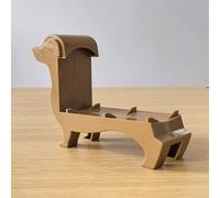 Dachshund - Soporte para botella de vino de cocina, caja de almacenamiento de vino para el hogar, práctico diseño de perro salchicha, regalo para Navidad para los amantes de los perros, con capacidad