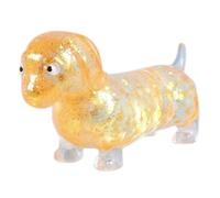 Dachshund Stress Toy - Dachshund Dog Fidget Toys, Glitter Puppy Sensory Toy with Slow-Rebound Maltose Filling, Tacticals Hand Exerciser, Aesthetic Desk Pet, Sausage Dog Decoration for Stress Ease
