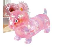 Dachshund Stress Toy - Dachshund Dog Fidget Toys, Glitter Puppy Sensory Toy with Slow-Rebound Maltose Filling, Tacticals Hand Exerciser, Aesthetic Desk Pet, Sausage Dog Decoration for Stress Ease