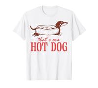 Dachshund That's One Hot Dog Fun Art Camiseta