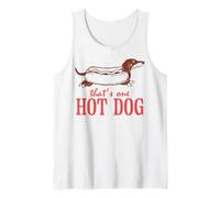 Dachshund That's One Hot Dog Fun Art Camiseta sin Mangas