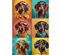 Dachshund Through the Seasons Journal: Dachshund Notebook / Diary - 120+ Pages of Lined Paper for Writing: The Perfect Gift for Dachshund Lovers, Dog Lovers, and Wiener Dog fans