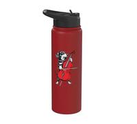 Dachshund Weenie Playing Cello Musician Player Stainless Steel Insulated Water Bottle