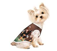 Dachshund Weiner - Camisa ligera con estampado de perro salchicha, camiseta transpirable para perros, ropa elástica sin mangas para mascotas