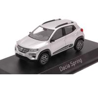 Norev Dacia Spring Comfort 2022 Plata Modelo a Escala de Coche 1:43